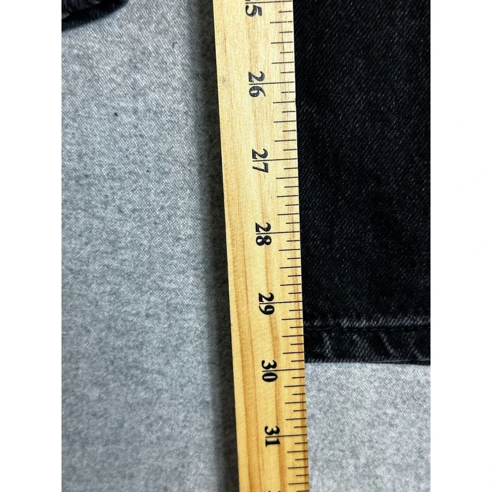 Vintage Levis 565 Jeans Mens 32x32 Black Loose Fit Wide Leg Denim